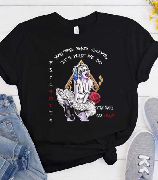 Harley Quinn Movie Joker Put On A Happy Face Cool Trending T Shirt