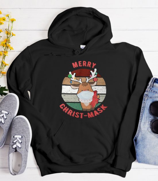 Merry Christmask Quarantine Christmas 2020 Cool Trending Hoodie