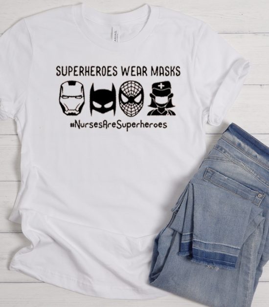 Superheroes Wear Masks Cool Trending T Shirt