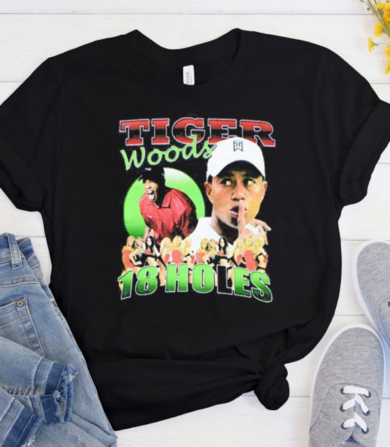 Tiger Woods 18 Holes Cool Trending T Shirt