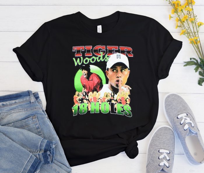 Tiger Woods 18 Holes Cool Trending T Shirt