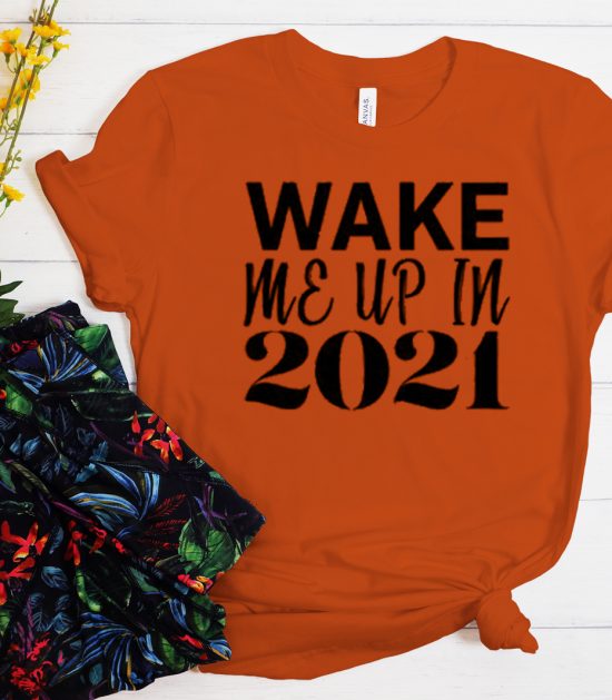 Wake me up in 2021 - Quarantine Cool Trending T Shirt