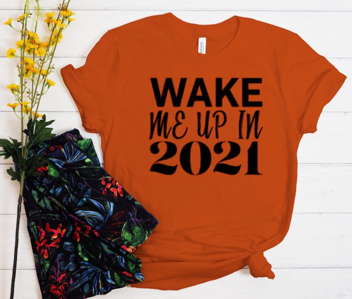 Wake me up in 2021 - Quarantine Cool Trending T Shirt