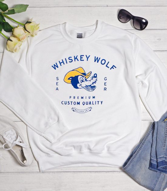 Whiskey Wolf Cool Trending Sweatshirt