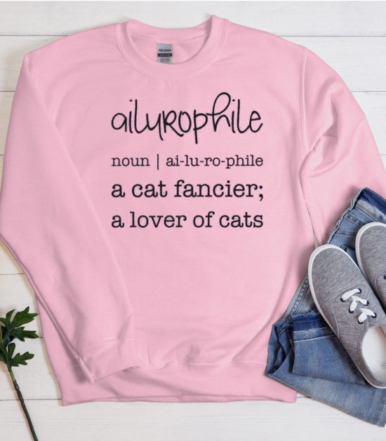 Ailurophile Cat Person Cool Trending Sweatshirt