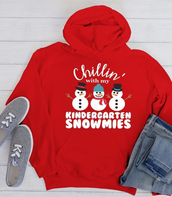 Christmas - Kindergarten Teachers Cool Trending graphic Hoodie