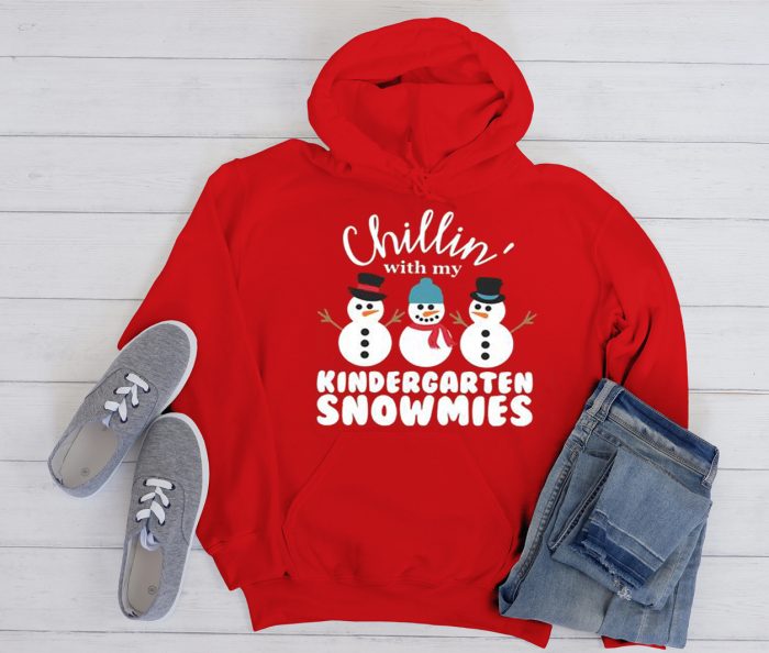 Christmas - Kindergarten Teachers Cool Trending graphic Hoodie