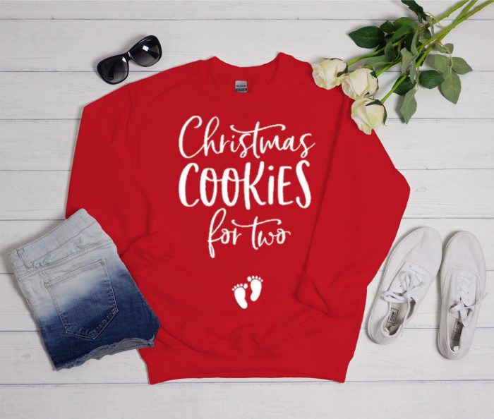 Christmas Pregnancy Trending graphic Sweatshirt