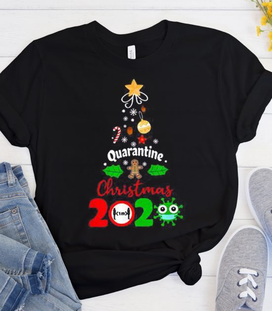 Christmas Quarantine Cool Trending graphic T Shirt