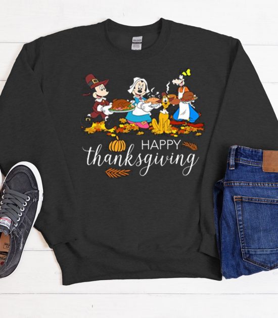 Disney Thanksgiving - Micky Minnie Goofy Party Cool Trending Sweatshirt