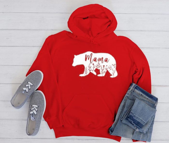 Floral Mama Bear Cool Trending Hoodie