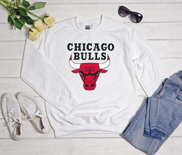 Great Chicago Bulls White Cool Trending Sweatshirt