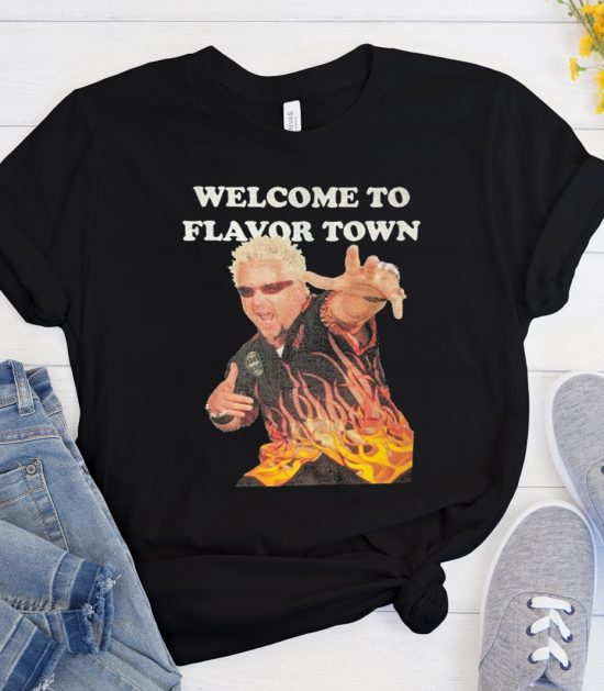 Guy Fieri- Welcome to Flavor Town Cool Trending graphic T Shirt