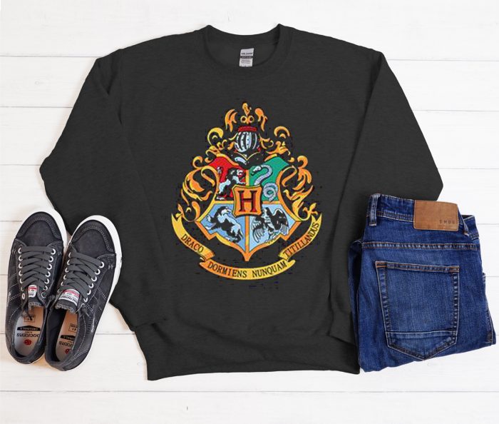 HOGWARTS Colour LOGO Harry Potter Cool Trending Sweatshirt