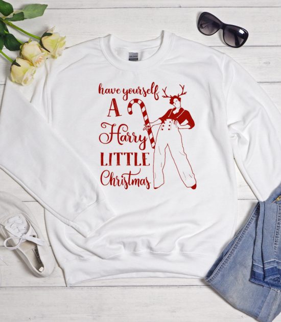 Have Yourself a Harry Little Christmas Cool Trending graphic Sweatshirt