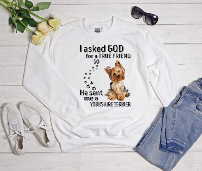 I Asked God For A True Friend Cool Trending Sweatshirt