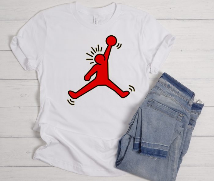 Jumpman Jordan - Keith Haring Vibrant Cool Trending T Shirt