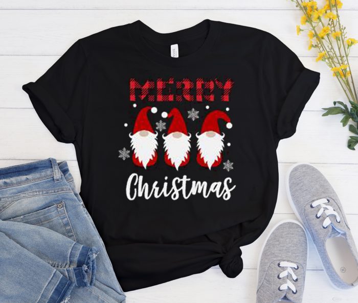 Merry Christmas with GNOMES Cool Trending graphic T Shirt