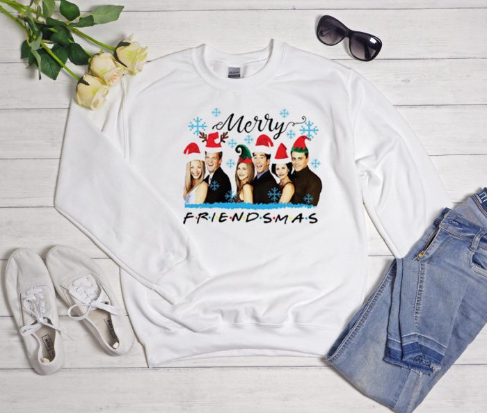 Merry Friendsmas Cool Trending Sweatshirt