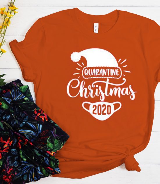 Merry Quarantine Christmas 2020 Cool Trending graphic T Shirt