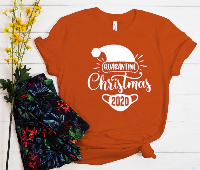 Merry Quarantine Christmas 2020 Cool Trending graphic T Shirt