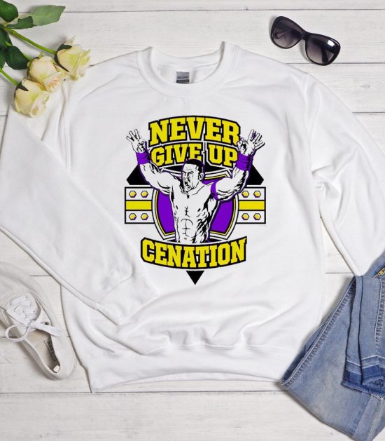 Never Give Up Roman Reigns Cool Trending graphic Sweatshirt