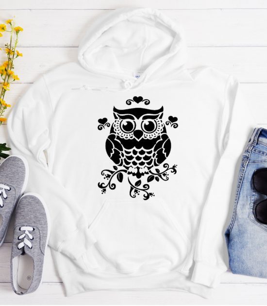 Owl Mandala Cool Trending graphic Hoodie