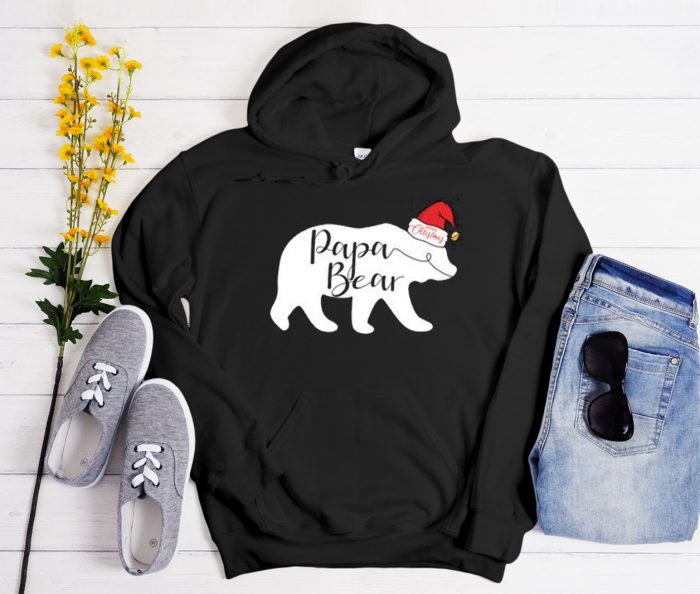 Papa Bear - Christmas Cool Trending Hoodie