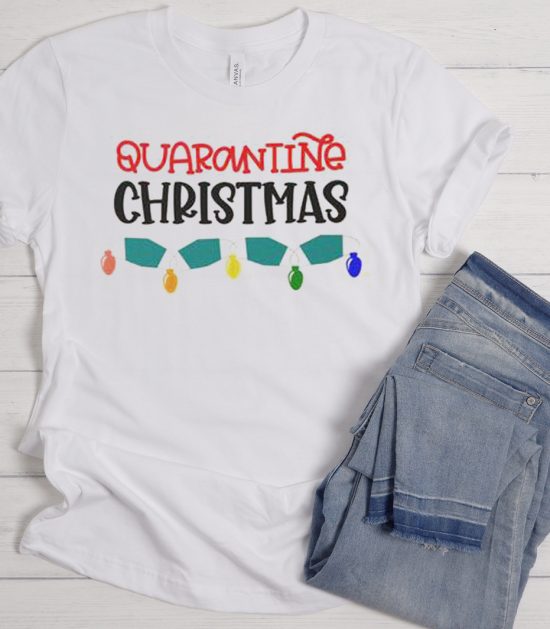 Quarantine Christmas Cool Trending T ShirtQuarantine Christmas Cool Trending T Shirt