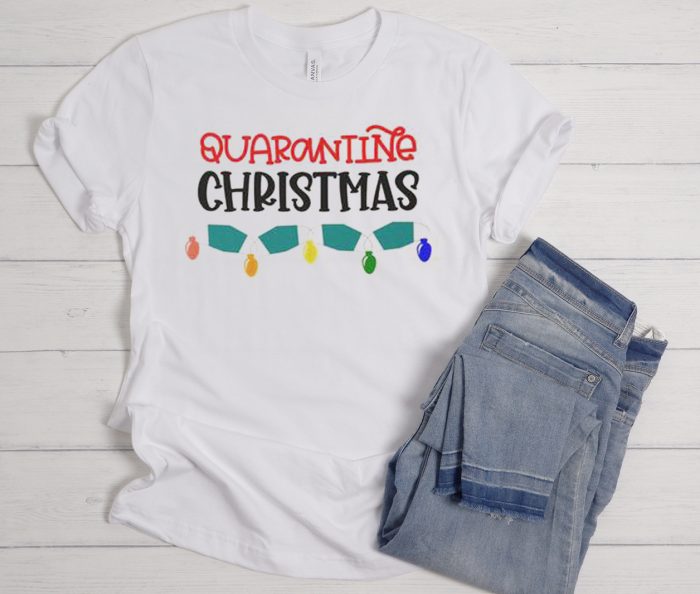 Quarantine Christmas Cool Trending T ShirtQuarantine Christmas Cool Trending T Shirt