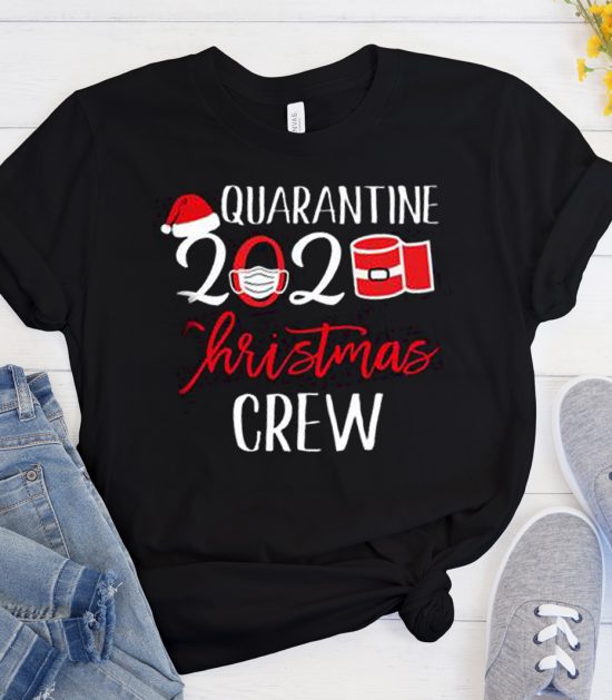 Quarantine Christmas Crew Cool Trending graphic T Shirt