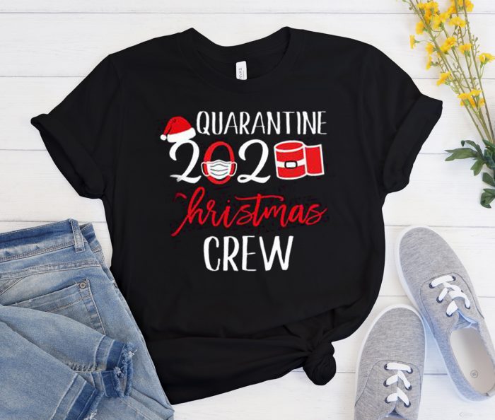 Quarantine Christmas Crew Cool Trending graphic T Shirt