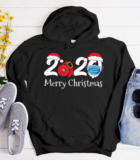 Quarantined Christmas 2020 Toilet Paper Cool Trending Hoodie