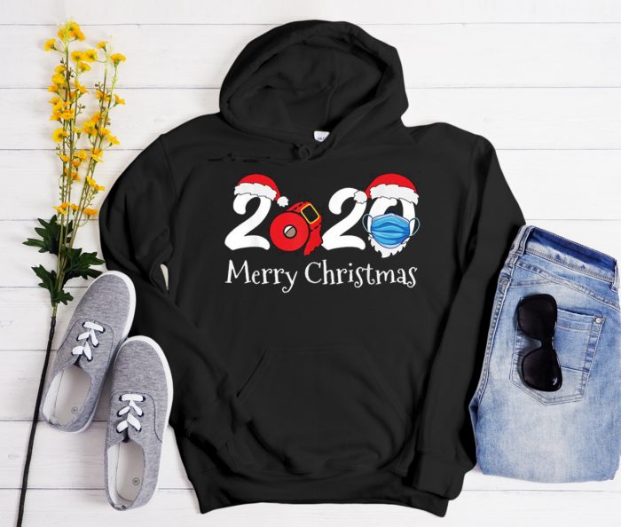 Quarantined Christmas 2020 Toilet Paper Cool Trending Hoodie