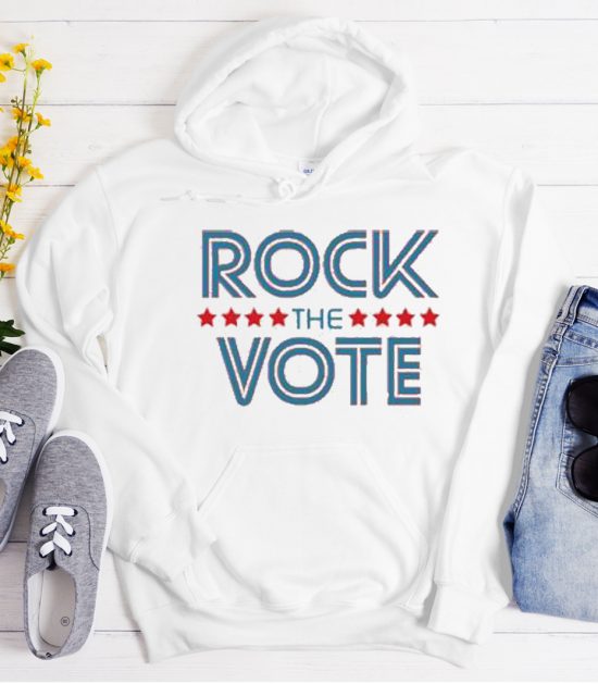 ROCK THE VOTE Retro Cool Trending Hoodie