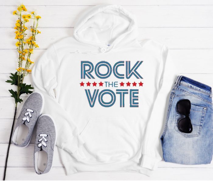 ROCK THE VOTE Retro Cool Trending Hoodie