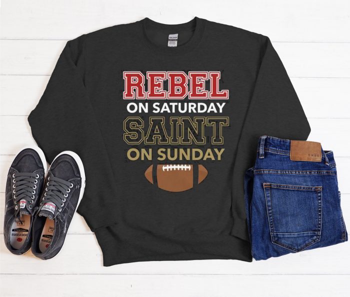 Rebel on Saturday Saint Cool Trending graphic Sweatshirt