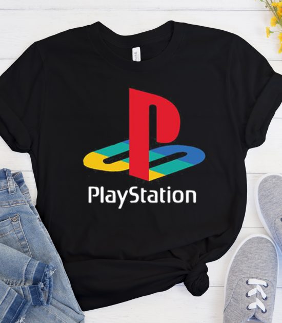 Retro Playstation Logo Cool Trending T Shirt