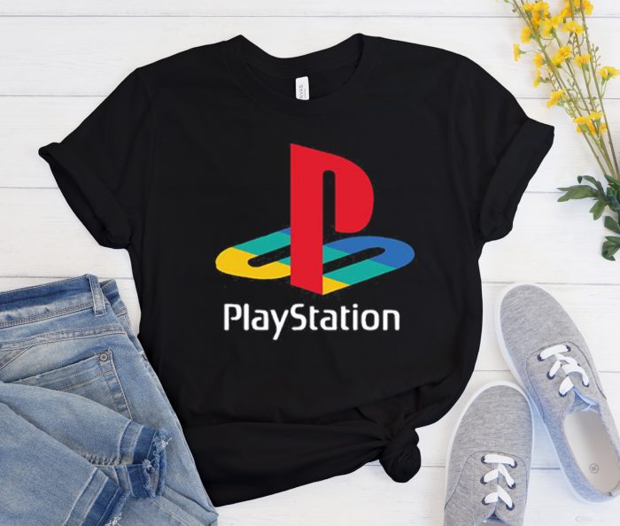 Retro Playstation Logo Cool Trending T Shirt