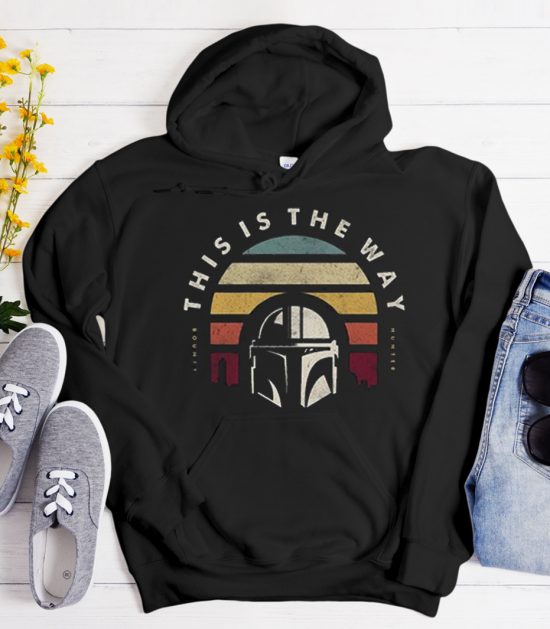 Retro Vintage This is the way Mandalorian Cool Trending graphic Hoodie