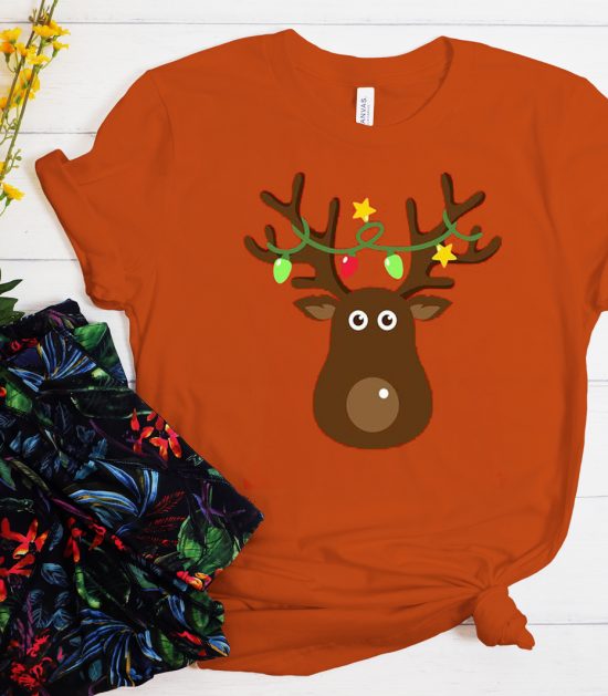 Rudolph The Reindeer Christmas Cool Trending T Shirt