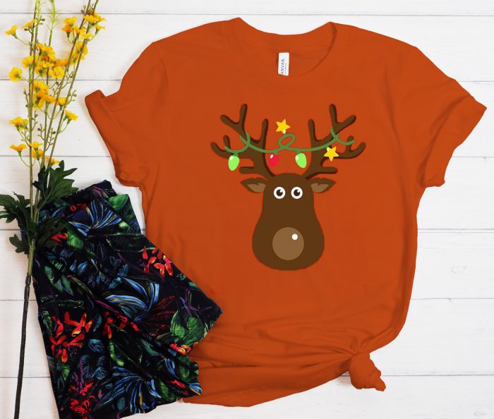 Rudolph The Reindeer Christmas Cool Trending T Shirt