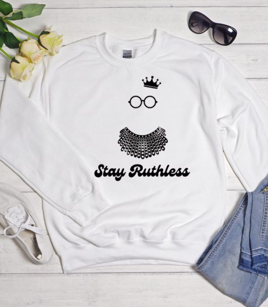 Ruth Bader Ginsburg Shirt Dissent collar Cool Trending Sweatshirt