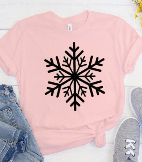 Snowflake Christmas Cool Trending graphic T Shirt