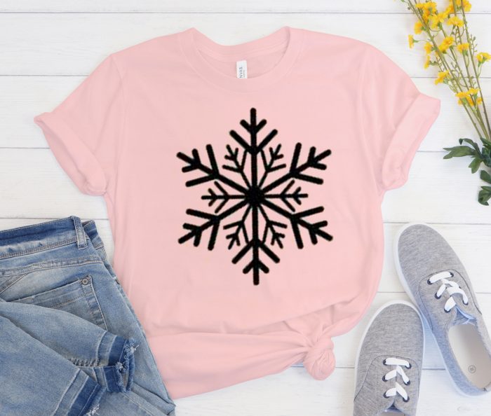 Snowflake Christmas Cool Trending graphic T Shirt