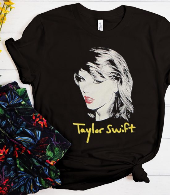 Taylor Swift Black 1989 World Tour Sketch Cool Trending T Shirt