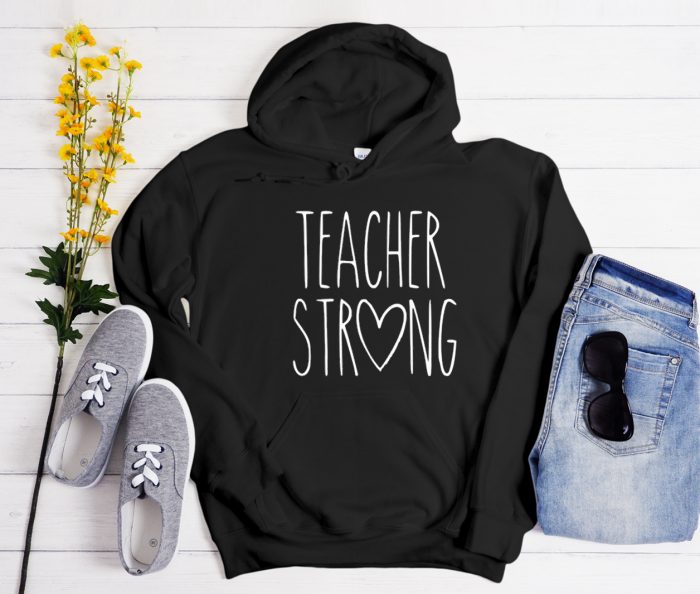 Teacher Strong - Quarantine and Teach Cool Trending Hoodie