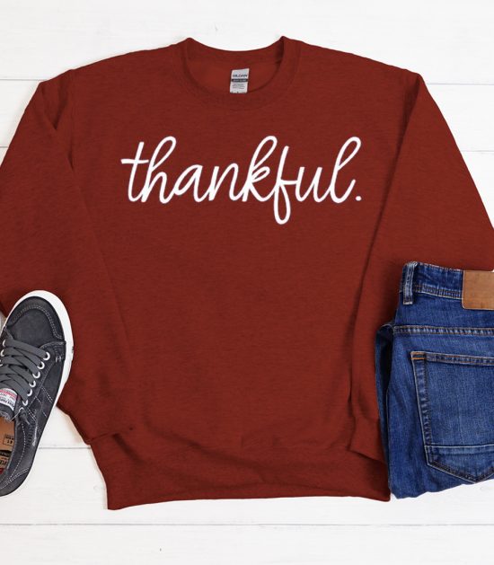 Thankful Thanksgiving Cool Trending Sweatshirt