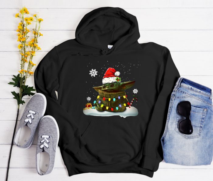 The Mandalorian Baby Yoda - Christmas Cool Trending graphic Hoodie