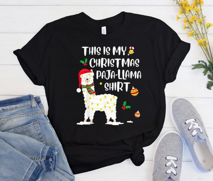 This Is My Christmas Llama Pajama Cool Trending T Shirt